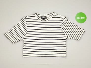 жіноча футболка m eu 38 візерунок принт колір білий: Topshop, T-shirt damski, rozmiar L — 2