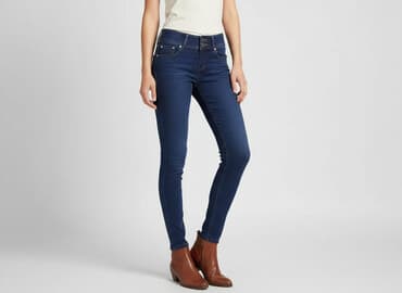 jaki kolor rajstop do granatowej sukienki: Jeansy damskie, rozmiar XS — 6