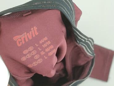legginsy woskowane wysoki stan: Crivit, Legginsy Sportowe damskie, rozmiar L — 5