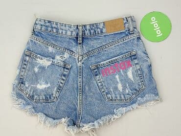 krótkie spodenki z wysokim stanem bershka: Bershka, Szorty damskie, rozmiar S — 3
