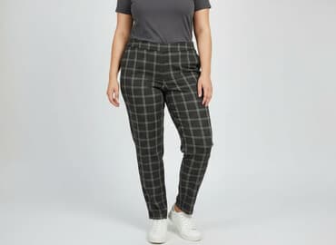 koronkowe spodnie reserved: Material trousers for women, size 2XL — 1