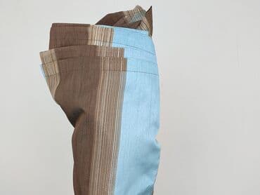 krótkie zasłony: Zasłony pasowe – komplet - Kolorystyka: pasy w odcieniach błękitu — 3