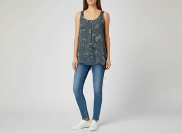 elegancka tunika plus size: Tunika damska, rozmiar L — 1