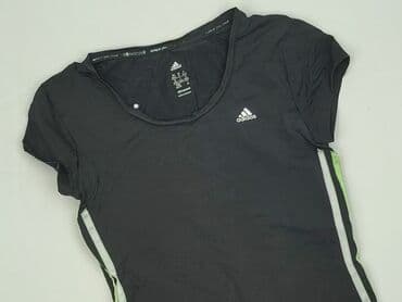 czarne t shirty basic: Adidas, T-shirt damski, rozmiar M — 1