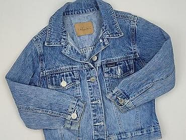 sukienka uzywana: Dziecięca kurtka jeansowa, 5-6 lat, 110-116 cm, stan - Bardzo dobry — 1