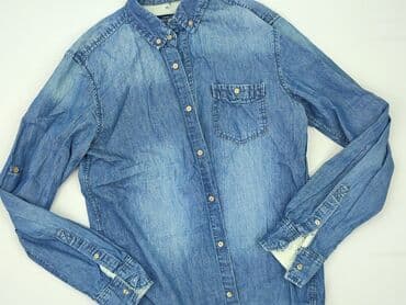 ubrania w krowie łaty: PULL&BEAR, Shirt for men, size M — 1