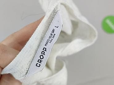 bluzki szara: Cropp, T-shirt damski, rozmiar L — 4