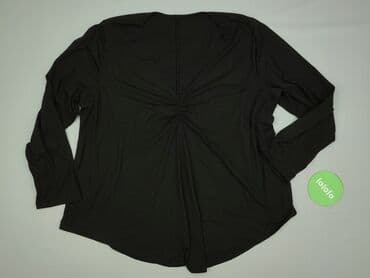 czarne bluzki dekolt v: Shein Curve, Bluzka damska, rozmiar 2XL — 2