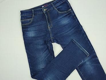 Koszule: Spodnie jeansowe, 13 lat, 158, stan - Bardzo dobry — 1