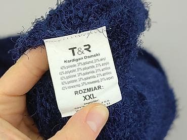 sweter asymetryczny: Tom Rose, Kardigan damski, rozmiar 2XL — 7