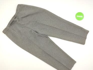 jeansy damskie podarte: Material trousers for women, size 2XL (EU 44) — 2