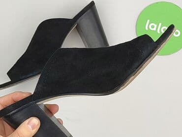 sandały na koturnie lasocki ccc: Klapki damskie, 38 — 6