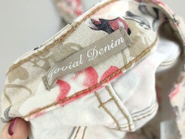 jeansy damskie z kokardkami: Denim, Jeansy damskie, rozmiar L — 4