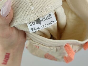 biale spodnie woskowane: Sweatpants, So cute, 1.5-2 years, 92, condition - Perfect — 4