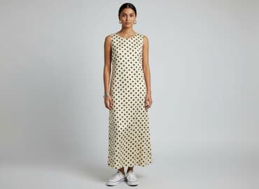 sukienki beżowe midi: Sukienka damska, rozmiar M — 6