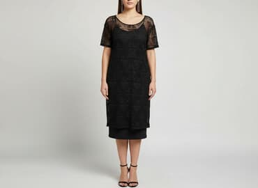 sukienka do chrztu na szydełku wzór: Greence, Sukienka damska, rozmiar XL — 1