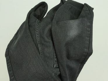 czarna bluzka z dekoltem na plecach: Jeans, 14 years, 164, condition - Very good — 5