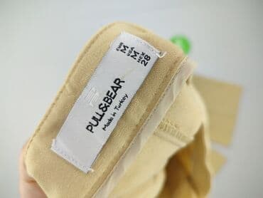 beżowe buty na koturnie ccc: PULL&BEAR, Spodnie materiałowe damskie, rozmiar M — 4