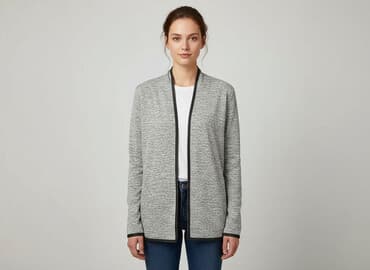 długi sweter sukienki: Kardigan damski, rozmiar S — 5