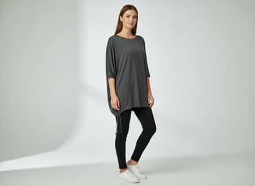 dluga bluzka do legginsow: Women`s tunic, size One size — 1