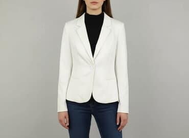 koszulka pod marynarkę damska: Marynarka damska, rozmiar M — 6