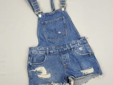 woskowane legginsy z wysokim stanem zara: Denim Co, Ogrodniczki damskie, rozmiar S — 1