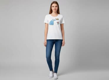 koszulka liebherr: T-shirt damski, rozmiar L — 1