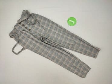 zara spodnie paperbag: Material trousers for women, size S — 6