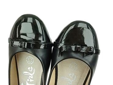 klapki czarne z cyrkoniami: Baletki 34, stan - Bardzo dobry — 6