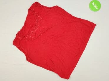 bluzki frędzle: T-shirt damski, rozmiar 4XL — 2