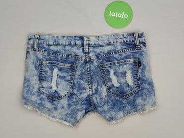 różowe szorty jeansowe damskie: Pink, Szorty damskie, rozmiar M — 3