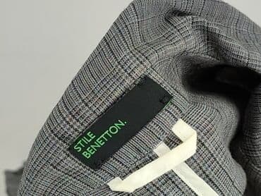 marynarka srebrna: Benetton, Marynarka damska, M — 5