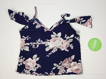 niebieskie: Bluzka damska, rozmiar M — 3