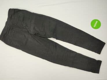 czarne jeansy z wysokim stanem: Sinsay, Jeansy damskie, rozmiar L — 3