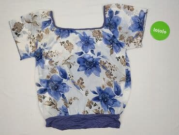 bluzki z krótkim rękawem plus size: Bluzka damska, rozmiar S — 3