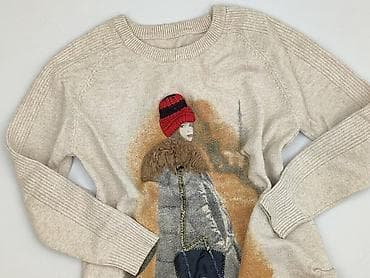 sweter w serca h: Sweter damski, rozmiar M — 1