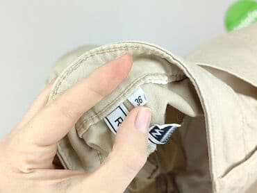 spodnie woskowane zalando: RAINBOW, Spodnie materiałowe damskie, rozmiar S — 5