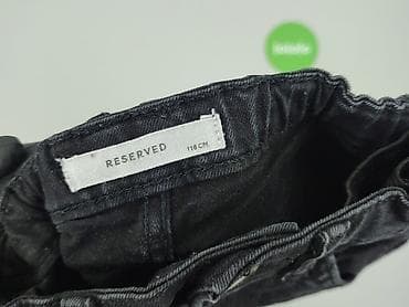 sinsay code: Spodnie jeansowe, Reserved, 5-6 lat, 110/116, stan - Bardzo dobry — 5