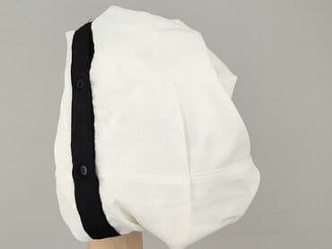 bluzka z baskinką biała: Bluzka damska, rozmiar L — 4