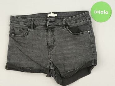 hm krótkie spodenki dzins low waist: H&M, Szorty damskie, rozmiar S — 2