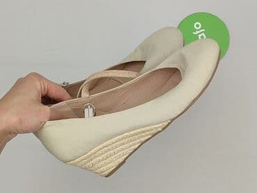 beżowe buty na koturnie ccc: Bonprix, Półbuty damskie, 41 — 7