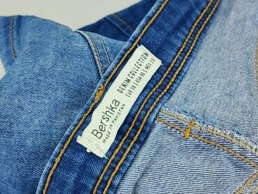 spodenki jeansowe z wysokim stanem pull and bear: Bershka, Szorty damskie, rozmiar M — 4