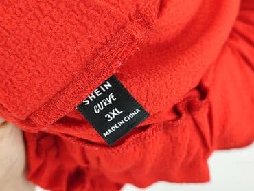 czerwone szorty damskie obcisłe: Shein Curve, Szorty damskie, rozmiar 3XL — 6