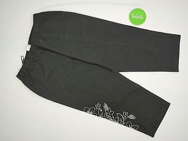 spodnie relaxed: Spodnie materiałowe damskie, rozmiar L — 2