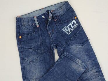 spodnie zimowe dla chłopca: Jeans, Y.F.K., 9 years, 128/134, condition - Very good — 1