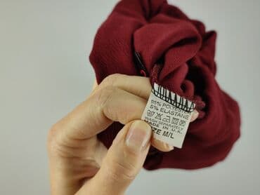 jeansy bordowe damskie: Spodnie materiałowe damskie, rozmiar M — 5