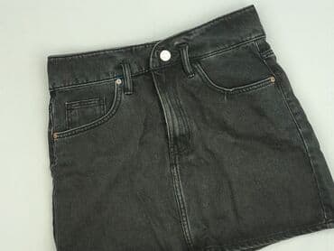 spódniczki jeansowe czarne: Zara, Spódnica damska, rozmiar M — 1