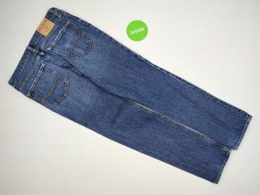 niebieska bluza pull and bear: Hollister, Jeansy dla mężczyzn, rozmiar L — 3