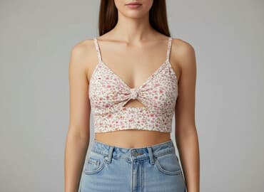 shein krótkie spodenki dla dzieci: Shein, Top damski, rozmiar XS — 7