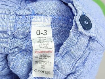 sukienka o kroju marynarki h: Niemowlęce spodnie materiałowe, 1-3 m, 56-62 cm, George, stan - Bardzo dobry — 4